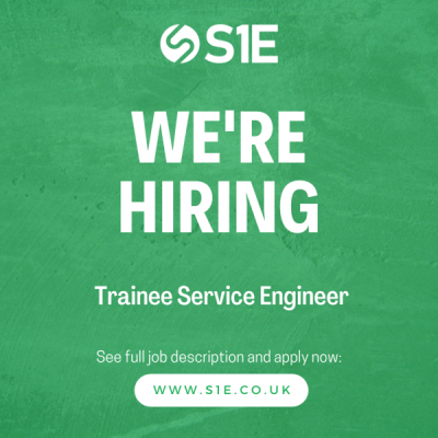Join the team, we are hiring! Recruiting a Trainee Service Engineer.
