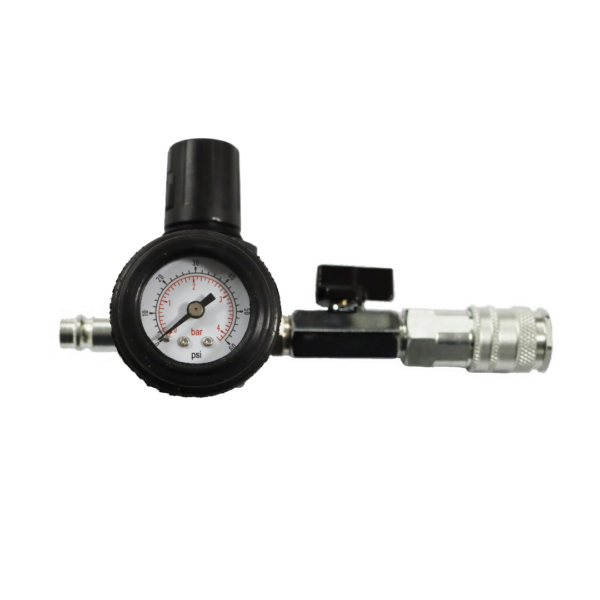 Pressure Regulator, Gauge and Isolating Valve 0-4 BAR