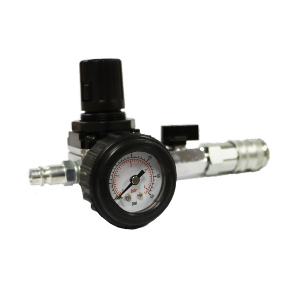 Pressure Regulator, Gauge and Isolating Valve 0-4 BAR - Image 4